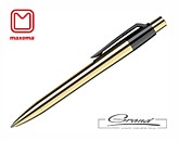 Ручка шариковая «Mood Golden», с черным клипом