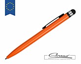 Ручка-стилус «Poke» металлическая, оранжевая