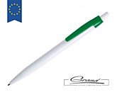 Ручка шариковая «KIFIC» в СПб, белая с зеленым