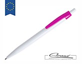 Ручка шариковая «KIFIC» в СПб, белая с розовым