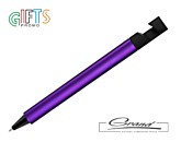 Ручка-подставка шариковая «Keeper Metallic», фиолетовая