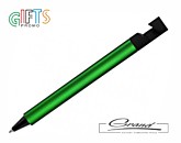 Ручка-подставка шариковая «Keeper Metallic», зеленая