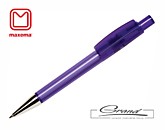 Ручка шариковая «Next», прозрачная, темно-фиолетовая