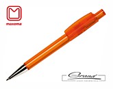 Ручка шариковая «Next», прозрачная, оранжевая