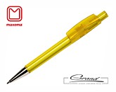 Ручка шариковая «Next», прозрачная, желтая