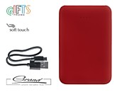 Внешний аккумулятор «Ars Soft-Touch», 5000 мАч, красный