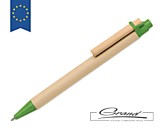 Эко-ручка шариковая из картона «Salvador», зеленая