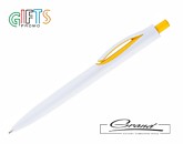 Ручка шариковая «Fili», белая с желтым
