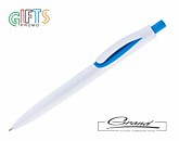 Ручка шариковая «Fili», белая с голубым