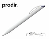 Ручка шариковая «Prodir DS3 TMM-X», белая с синим