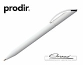 Ручка шариковая «Prodir DS3 TMM-X», белая с черным