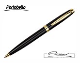 Шариковая ручка «Lyon», черная с золотом