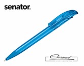 Ручка шариковая «Challenger Soft Clear», голубая