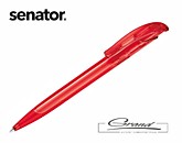 Ручка шариковая «Challenger Soft Clear», красная