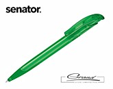 Ручка шариковая «Challenger Soft Clear», зеленая