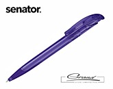 Ручка шариковая «Challenger Soft Clear», фиолетовая