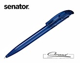Ручка шариковая «Challenger Soft Clear», темно-синяя