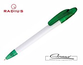 Ручка «Roser Solid», белая с зеленым