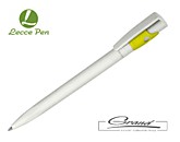 Ручка «Kiki Ecoline Safe Touch», белая с желтым 
