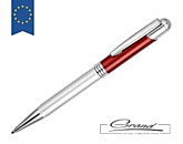 Ручка шариковая «Мичиган», серебро с красным