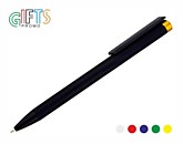 Ручка металлическая «Slice Soft» с цветной гравировкой