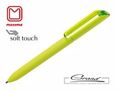 Ручка «Flow Pure» soft touch в СПб, зеленое яблоко