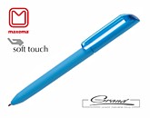 Ручка шариковая «Flow Pure» soft touch в СПб, бирюзовая
