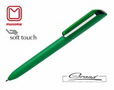 Ручка шариковая «Flow Pure» soft touch в СПб, зеленая