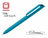 Ручка шариковая «Flow Pure» soft touch в СПб, морская волна