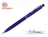 Ручка-стилус шариковая «Clicker Touch» в СПб, синяя