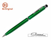 Ручка-стилус шариковая «Clicker Touch» в СПб, зеленая