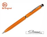 Ручка-стилус шариковая «Clicker Touch» в СПб, оранжевая