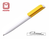 Эко-ручка шариковая «Tag Green TA2-BC», белая с желтым