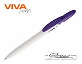 Ручка шариковая «Rico White», белая с фиолетовым