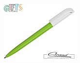 Ручка шариковая «Libero», зеленая с белым