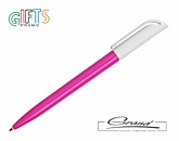 Ручка шариковая «Libero», розовая с белым