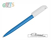 Ручка шариковая «Libero», голубая с белым