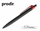 Ручка шариковая «Prodir QS03 PMT», черная с красным