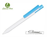 Ручка шариковая «Zen White» в СПб, белая с голубым