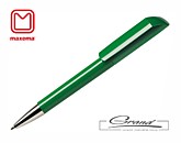Ручка шариковая пластиковая «Flow», зеленая