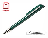 Ручка шариковая пластиковая «Flow», темно-зеленая