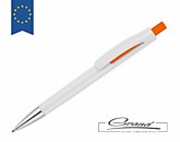 Ручка «Helicon», белая с оранжевым