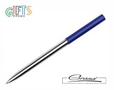 Ручка металлическая «Avenue», серебро с синим