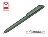 Эко-ручка шариковая «Flow Pure Matt Re», темно-зеленая