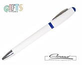 Ручка шариковая «Винтро», белая с синим