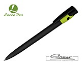 Ручка «Kiki Black Ecoline», черная со светло-зеленым