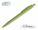 Эко-ручка шариковая «Argos Eco» из соломы, зеленая