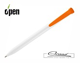 Ручка шариковая «Favorite», белая с оранжевым