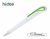 Ручка шариковая «Toucan», белая с зеленым