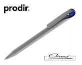 Ручка шариковая Prodir DS1 TMM Dot, серая с синим